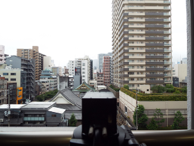 画像：通常レンズCAL-V190装着カメラと被写体との位置