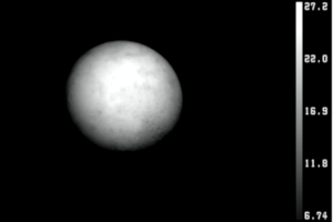 画像：赤外線カメラVIM640GS+LZOPH25_225-150撮影【2021年5月25日　満月 Supermoon】