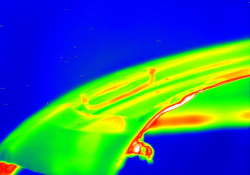 赤外線カメラでの撮影画像