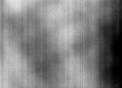 写真「15℃の黒体面を撮像した画像(12bit)」